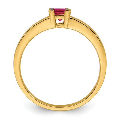 14K Family Jewelry Diamond Semi-Set Ring