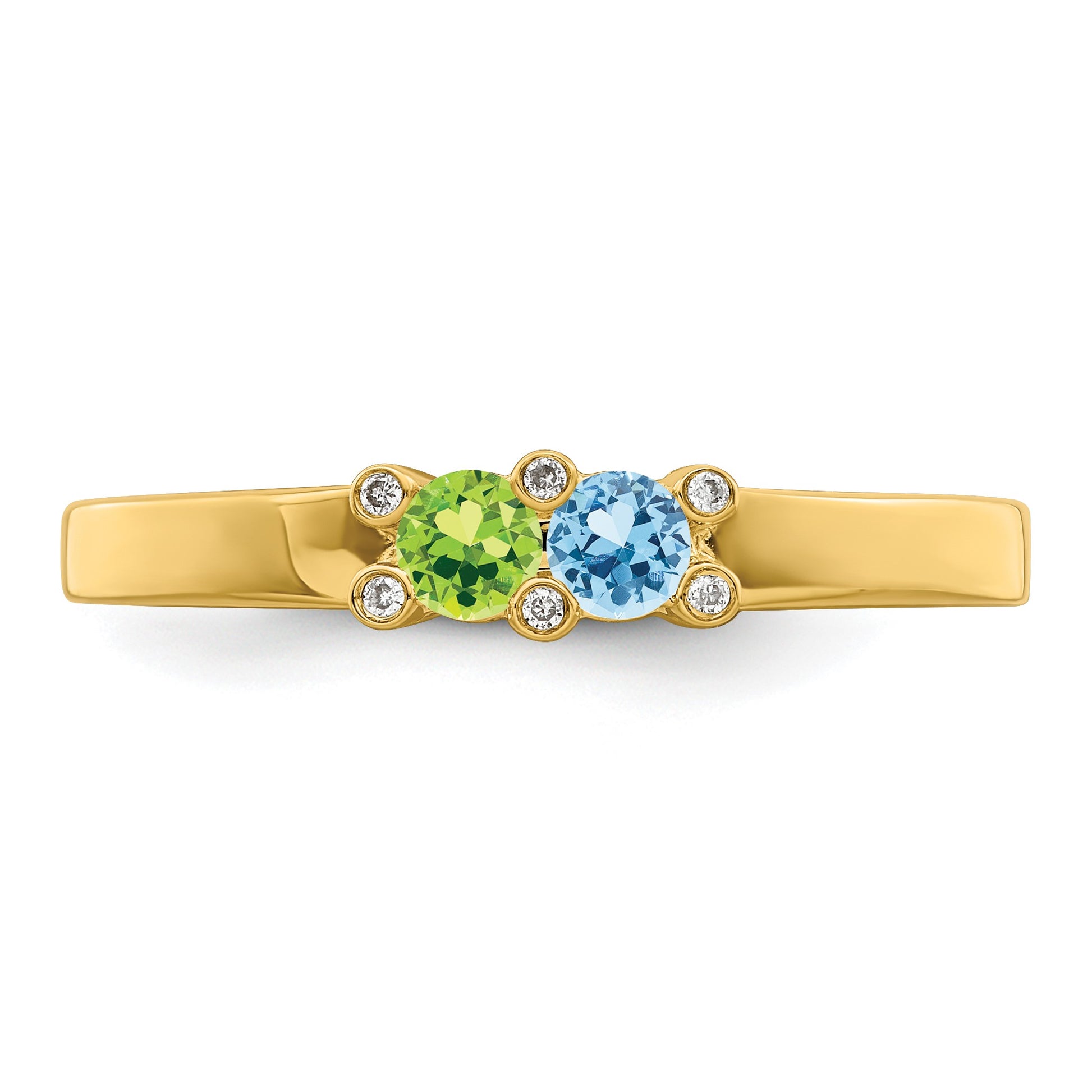 14K Family Jewelry Diamond Semi-Set Ring