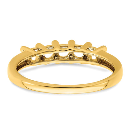 14K Family Jewelry Diamond Semi-Set Ring