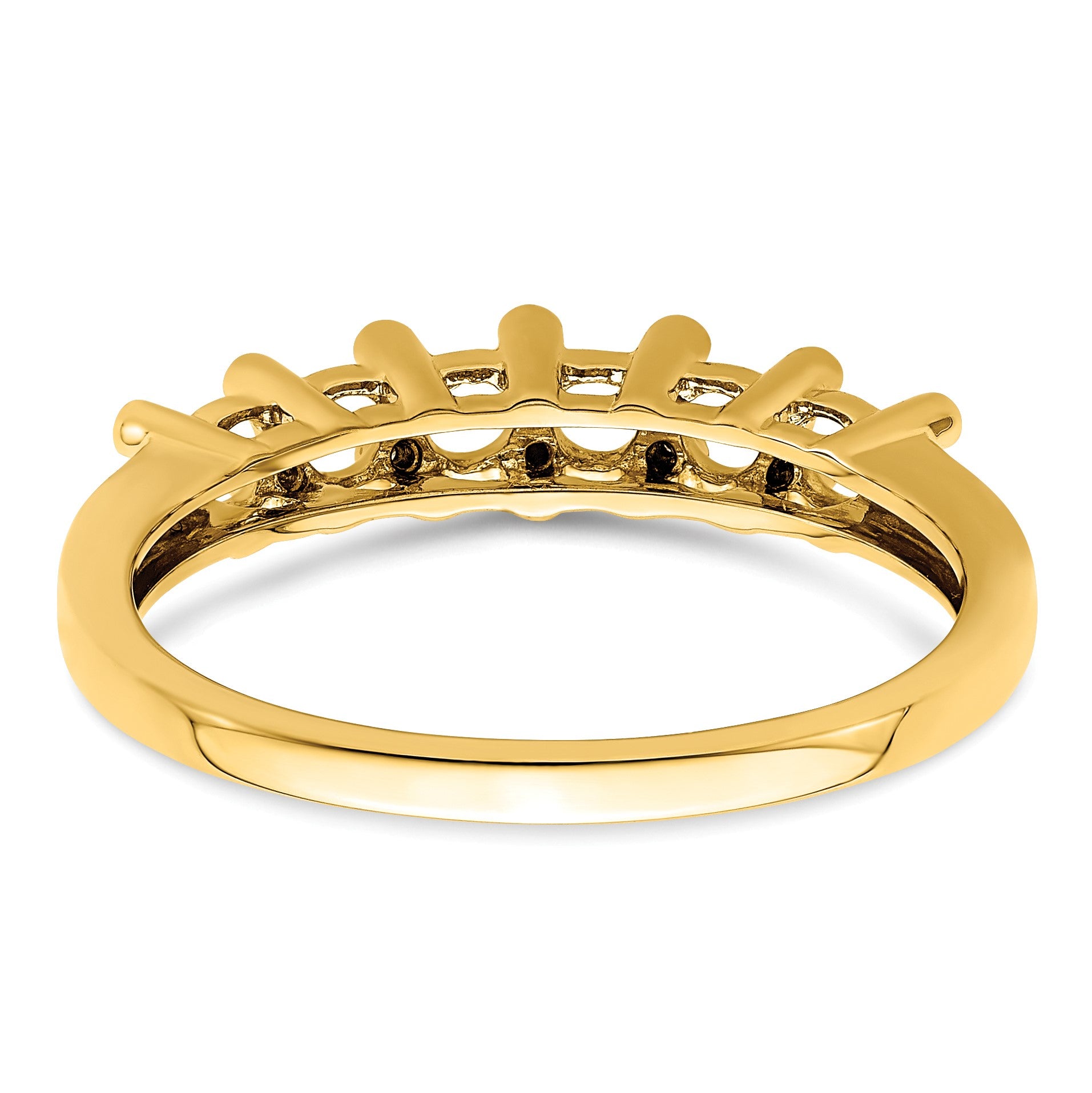 14K Family Jewelry Diamond Semi-Set Ring