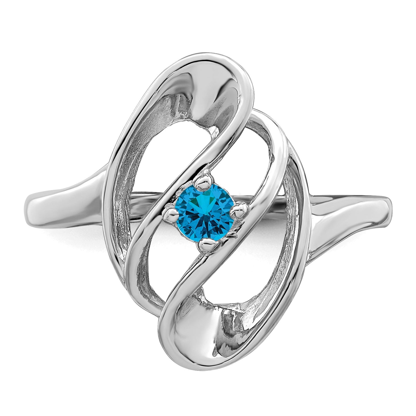 Sterling Silver Rhodium-plated Family Jewelry Mounting