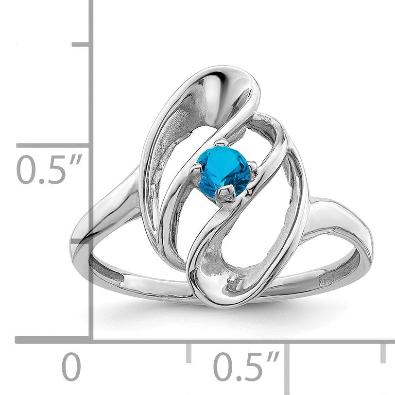 Sterling Silver Rhodium-plated Family Jewelry Mounting