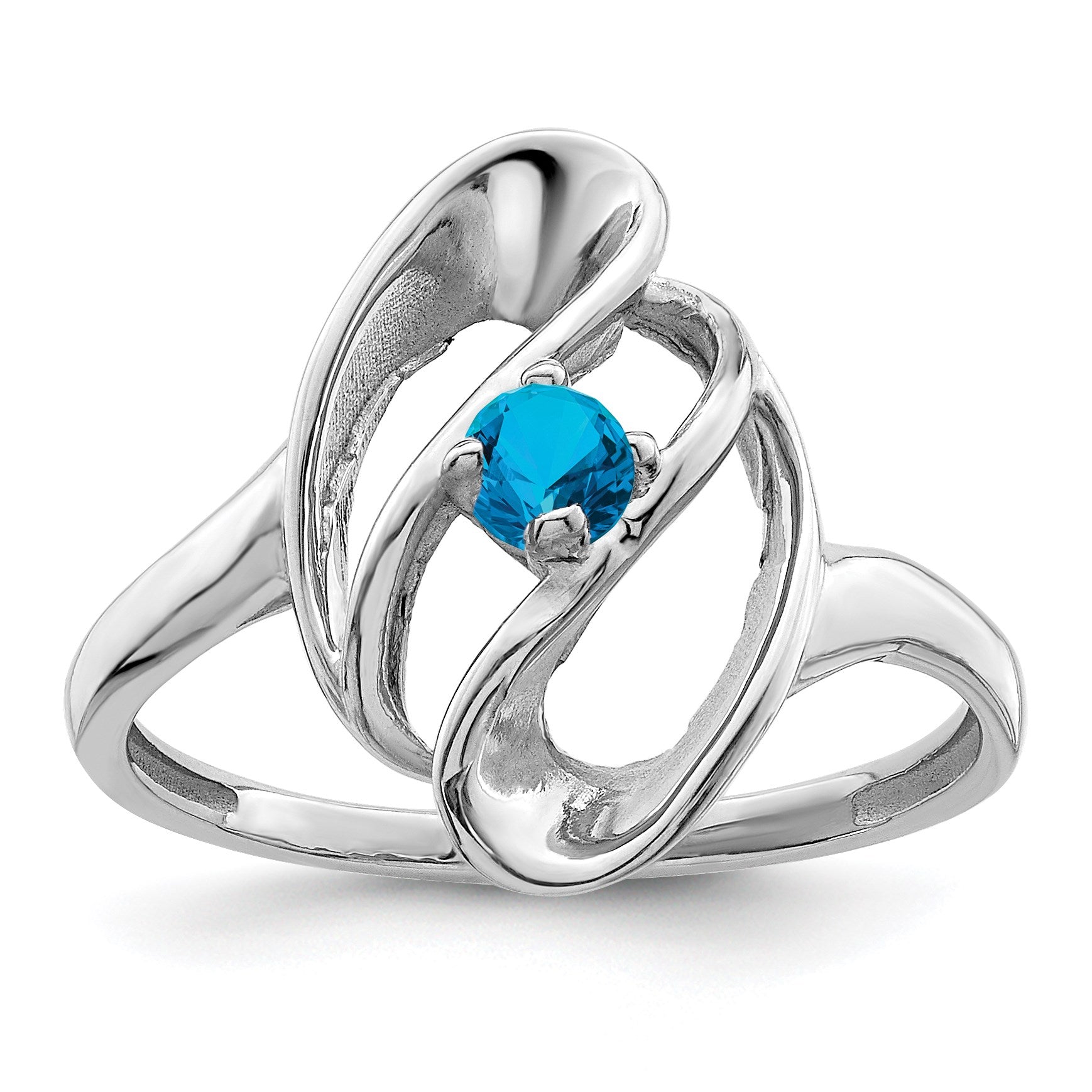Sterling Silver Rhodium-plated Family Jewelry Mounting