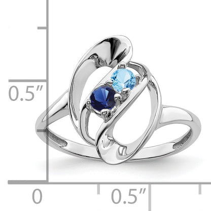 Sterling Silver Rhodium-plated Family Jewelry Mounting