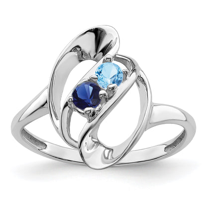 Sterling Silver Rhodium-plated Family Jewelry Mounting