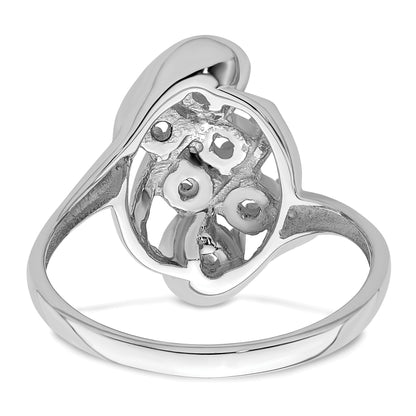 Sterling Silver Rhodium-plated Family Jewelry Mounting
