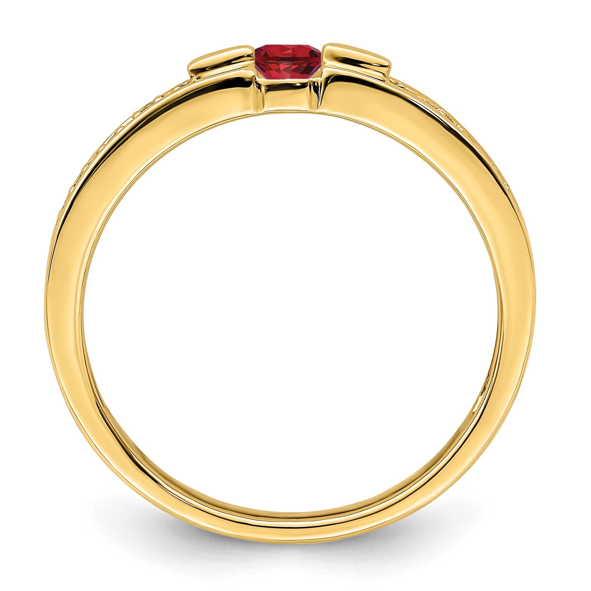 14K Family Jewelry Diamond Semi-Set Ring