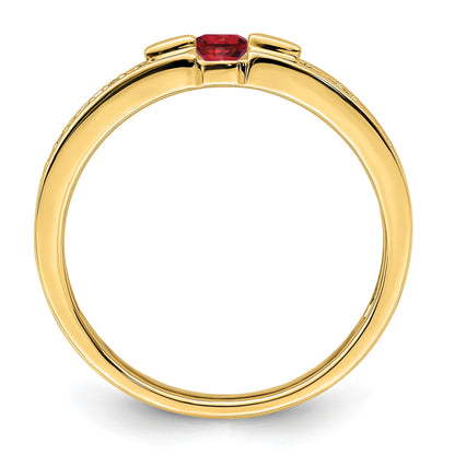 14K Family Jewelry Diamond Semi-Set Ring