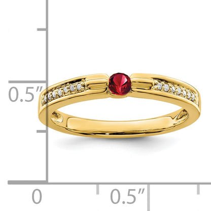 14K Family Jewelry Diamond Semi-Set Ring