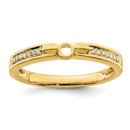 14K Family Jewelry Diamond Semi-Set Ring