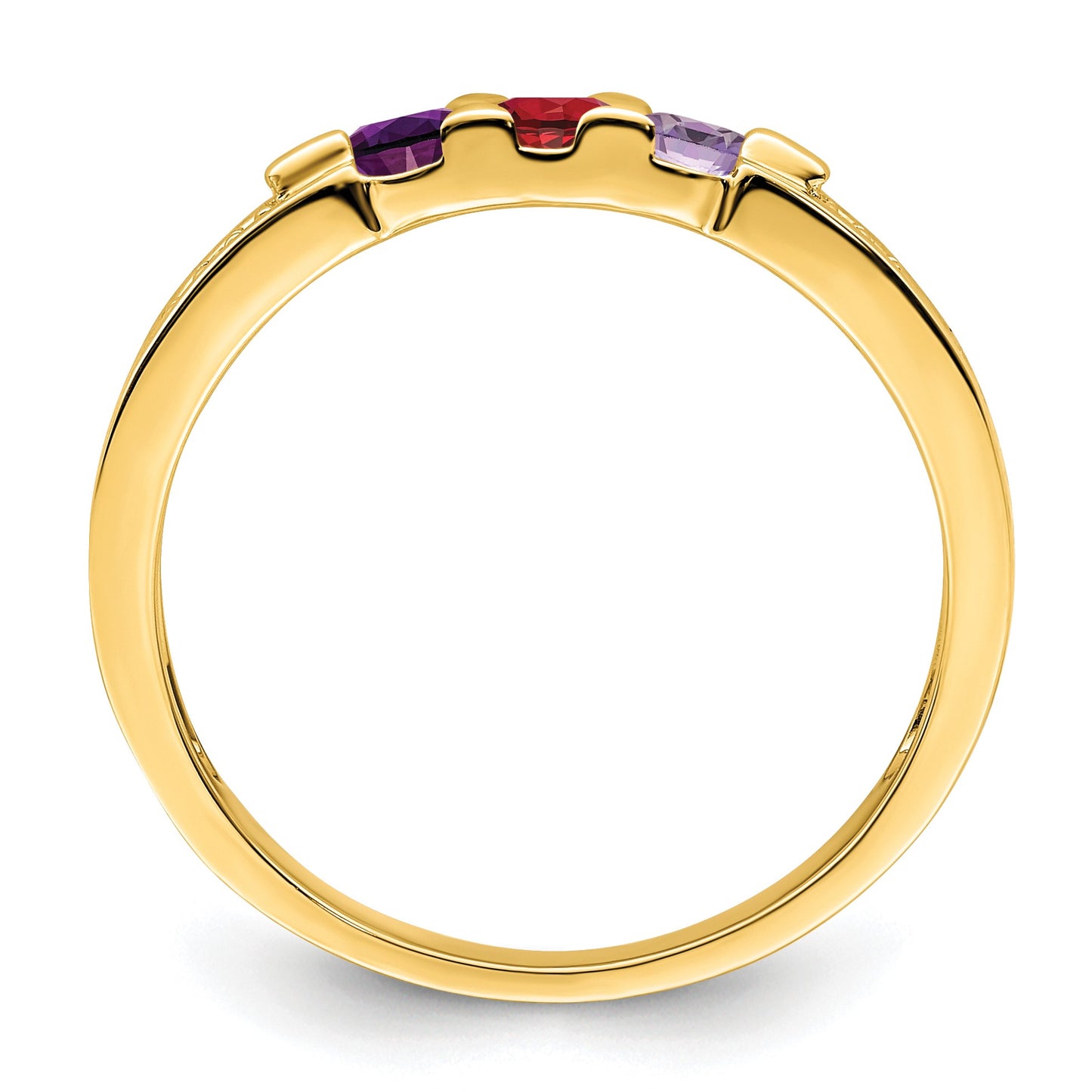 14K Family Jewelry Diamond Semi-Set Ring