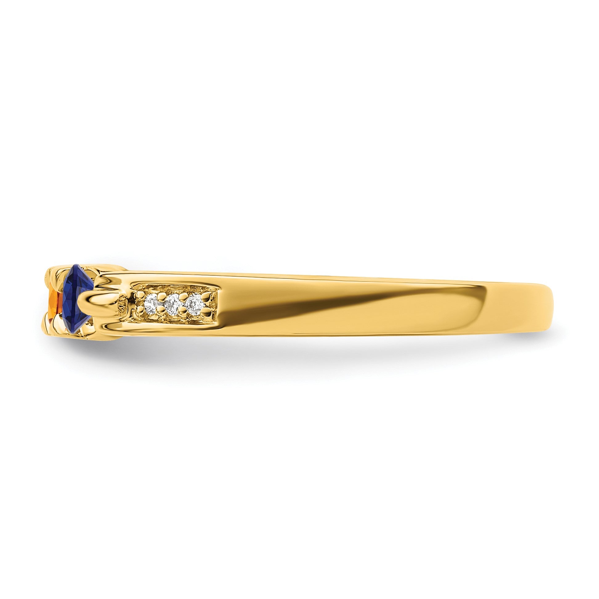 14K Family Jewelry Diamond Semi-Set Ring
