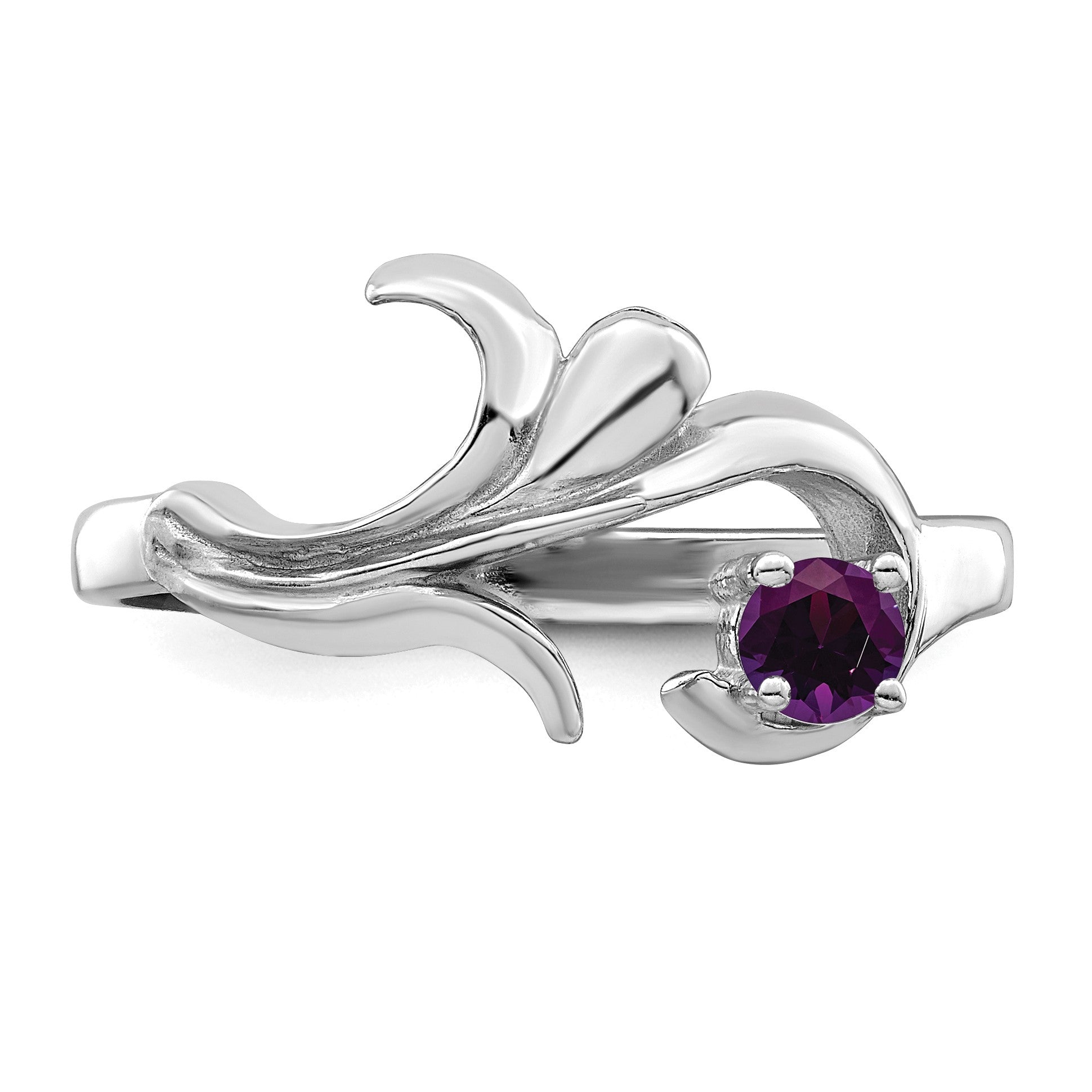 Sterling Silver Rhodium-plated Family Jewelry Mounting