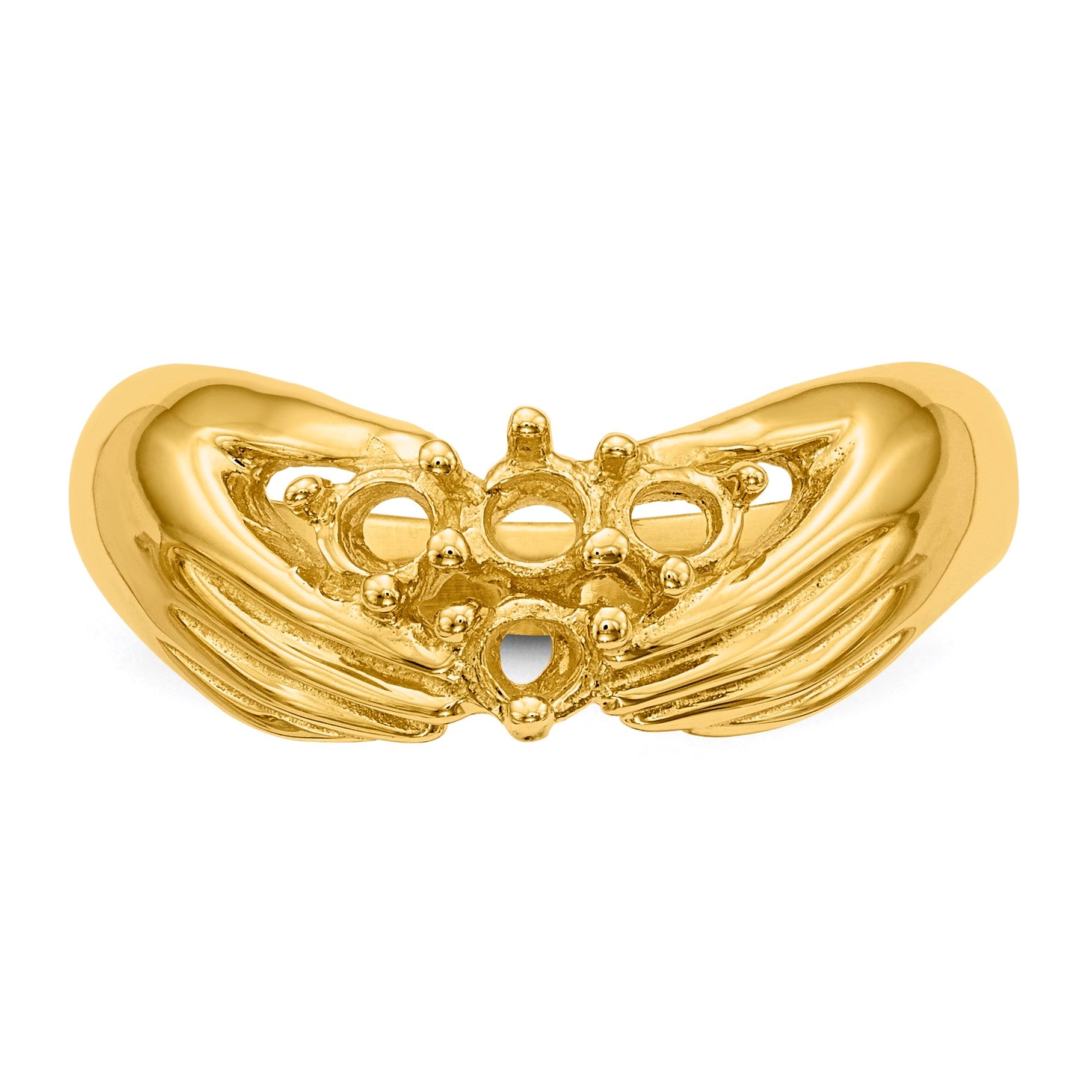 14k 4 Stone Family Ring Mounting
