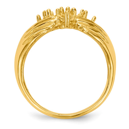 14k 5 Stone Family Ring Mounting