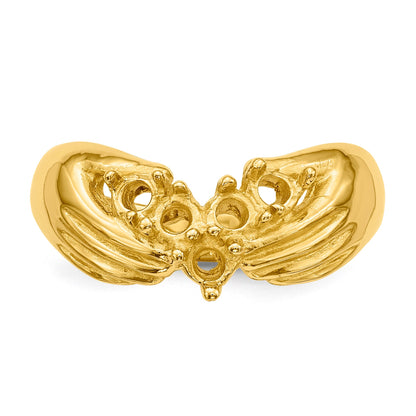 14k 5 Stone Family Ring Mounting