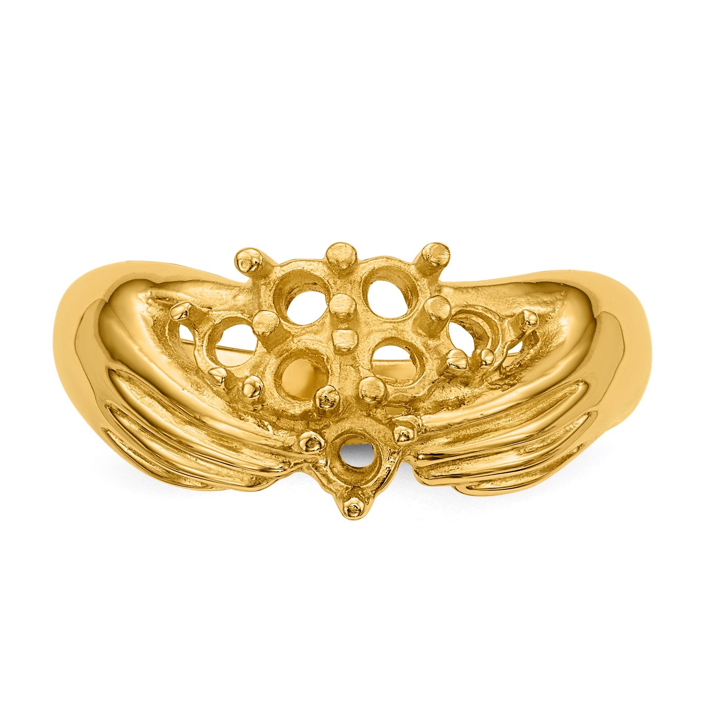 14k 7 Stone Family Ring Mounting