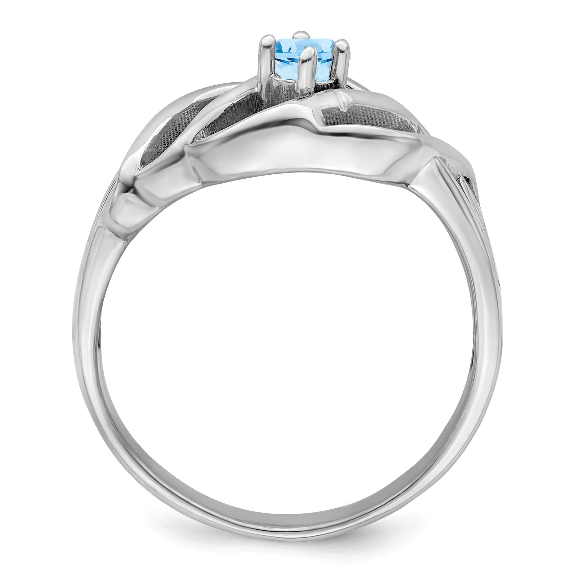 Sterling Silver Rhodium-plated Family Jewelry Mounting