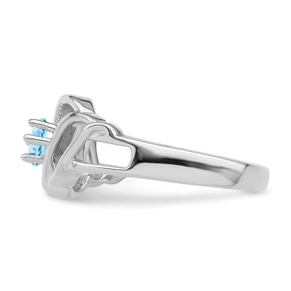 Sterling Silver Rhodium-plated Family Jewelry Mounting