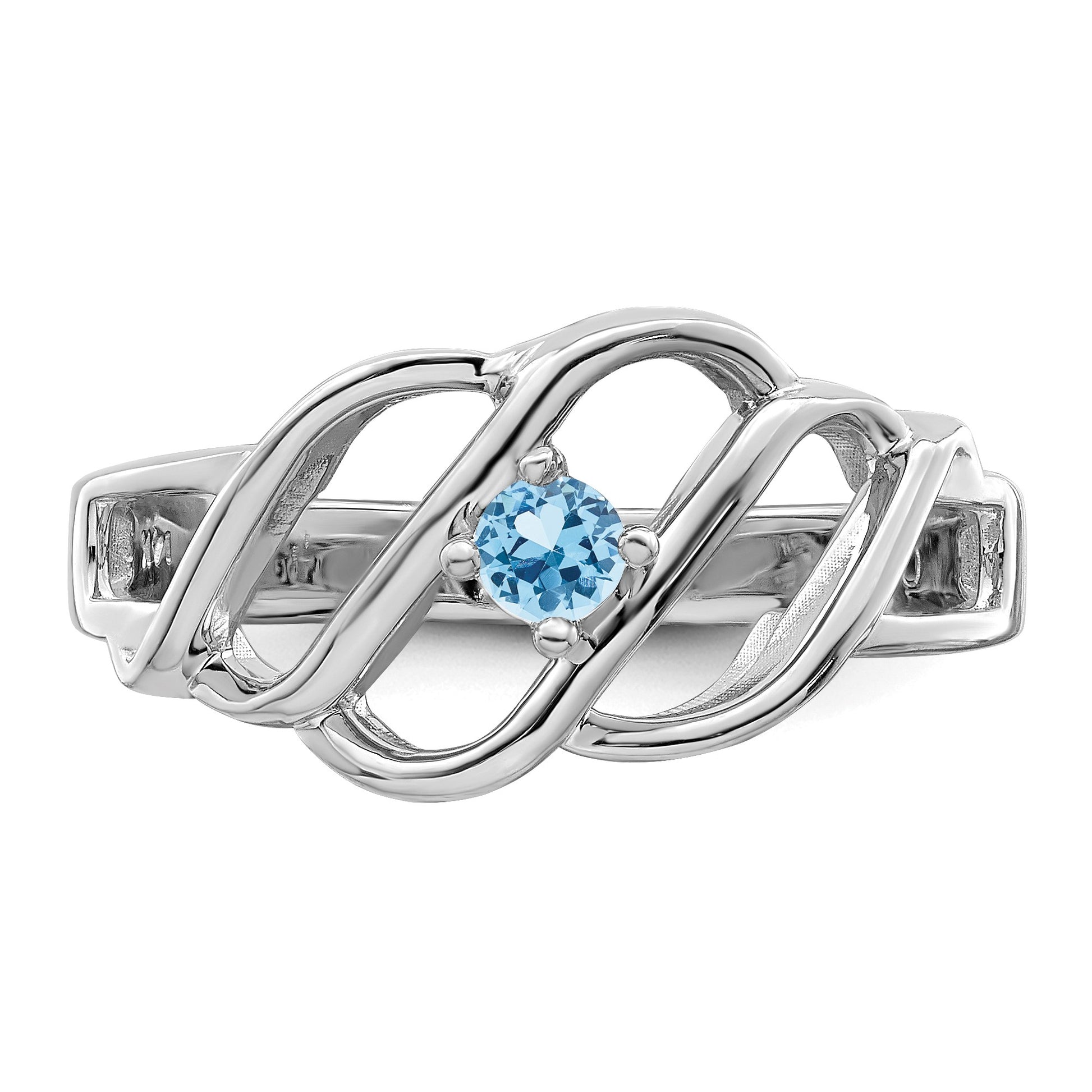 Sterling Silver Rhodium-plated Family Jewelry Mounting