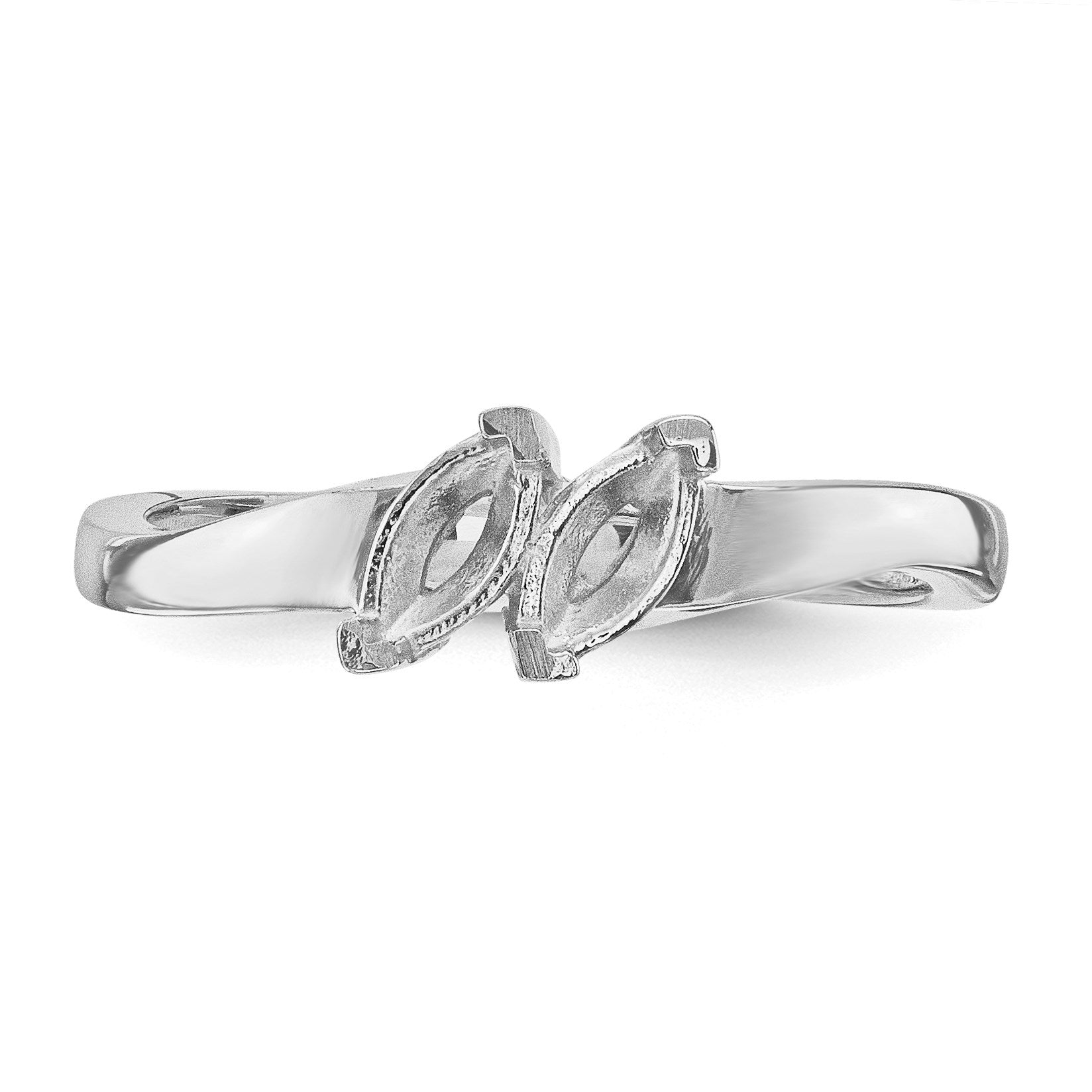 14k White Gold Family Jewelry Ring Mounting