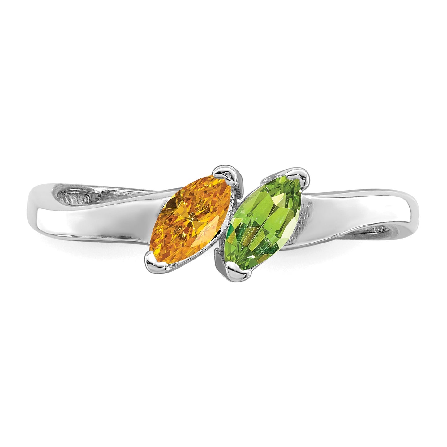 Sterling Silver Rhodium-plated Family Jewelry Mounting