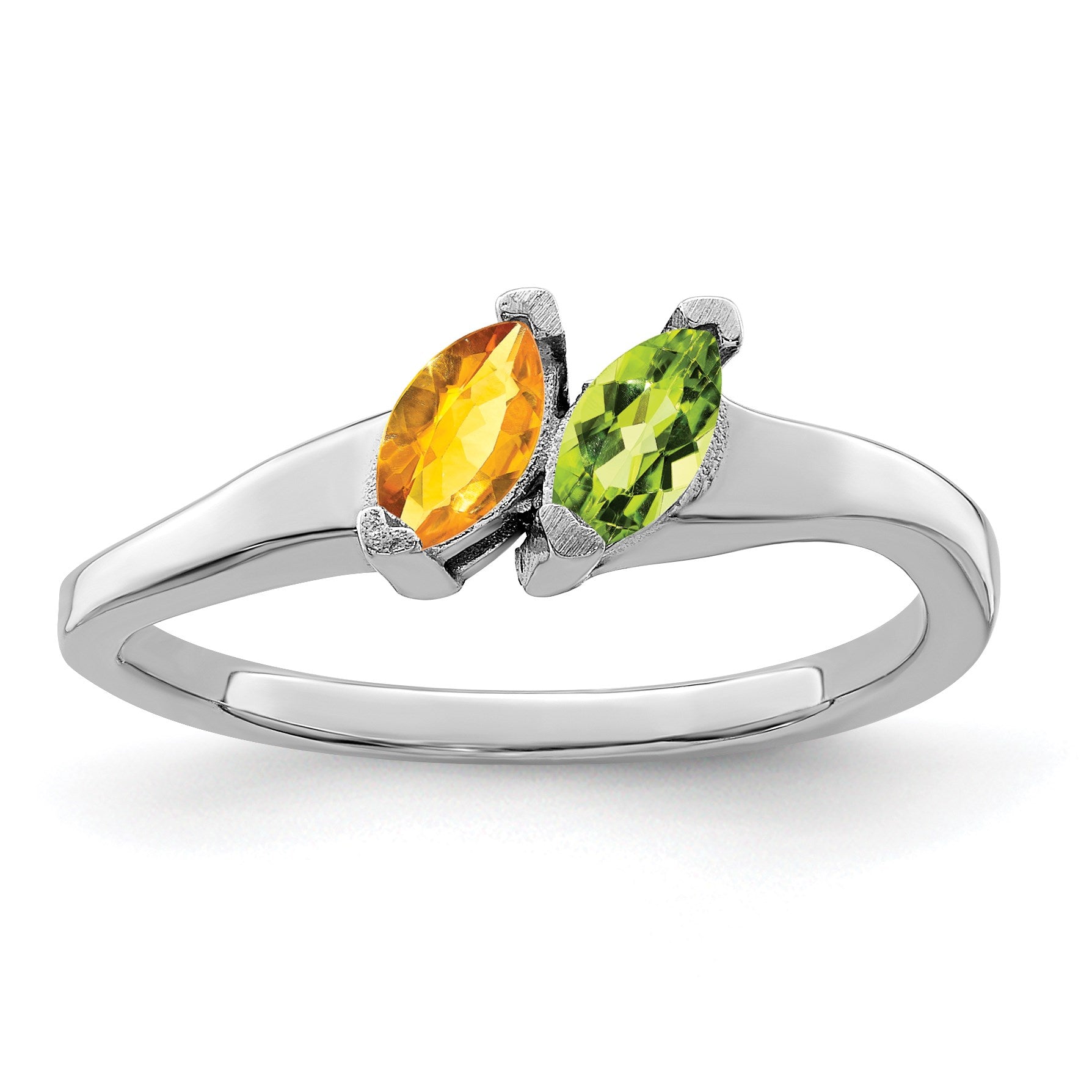 Sterling Silver Rhodium-plated Family Jewelry Mounting