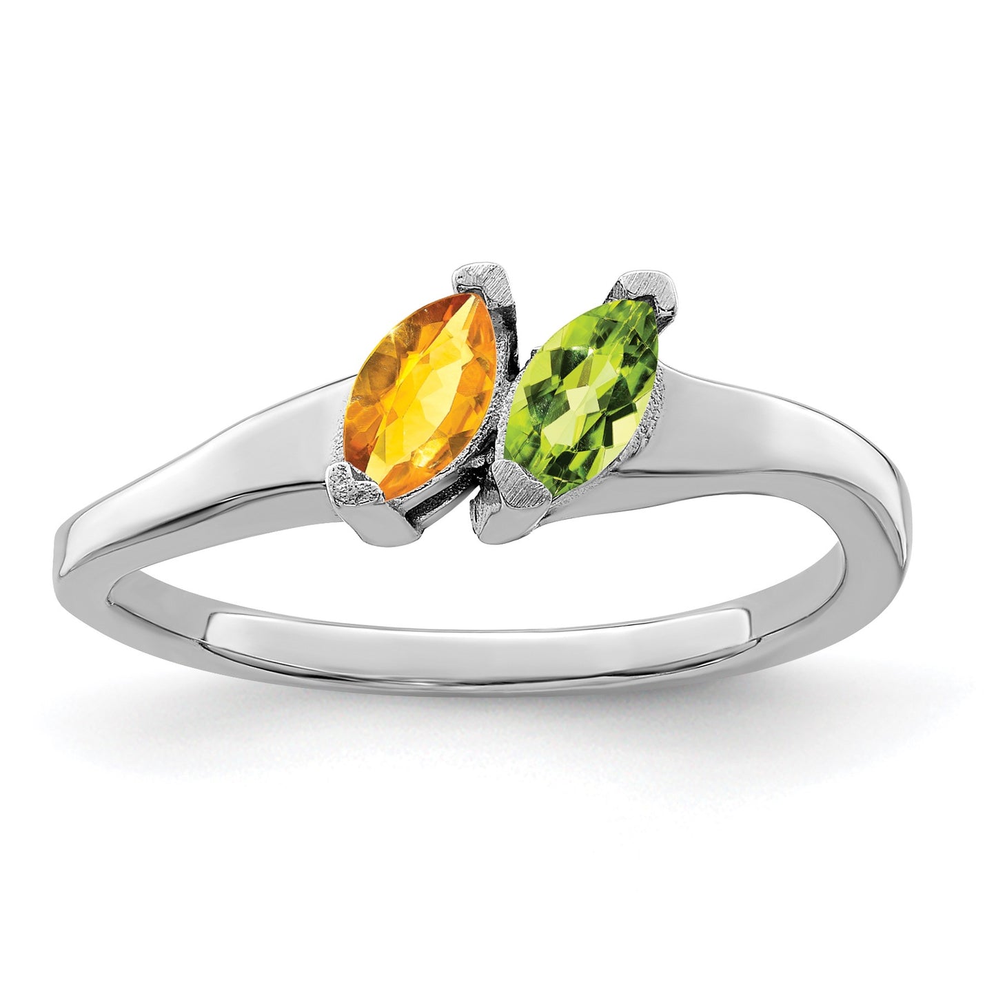 14k White Gold Family Jewelry Ring Mounting