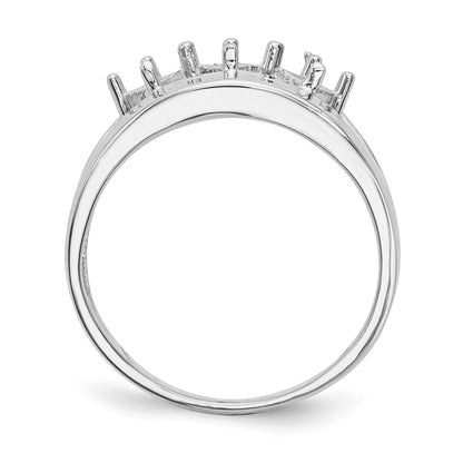 14k White Gold Family Jewelry Ring Mounting