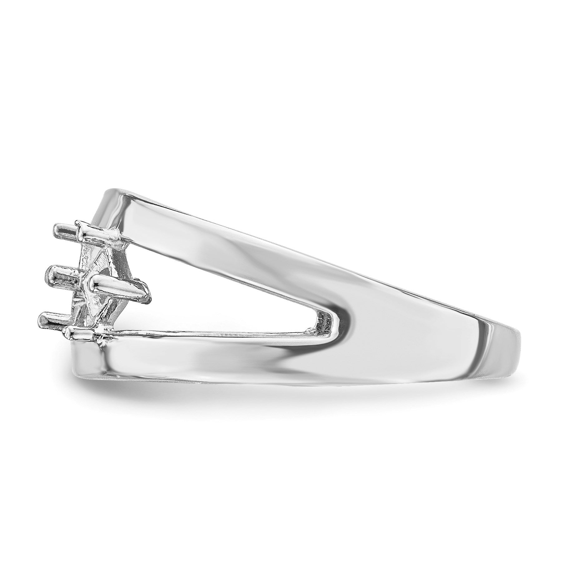 14k White Gold Family Jewelry Ring Mounting