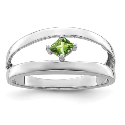 Sterling Silver Rhodium-plated Family Jewelry Mounting