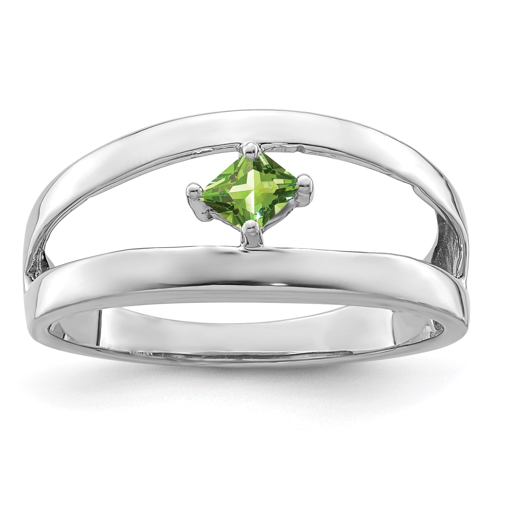 Sterling Silver Rhodium-plated Family Jewelry Mounting