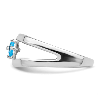 14k White Gold Family Jewelry Ring Mounting