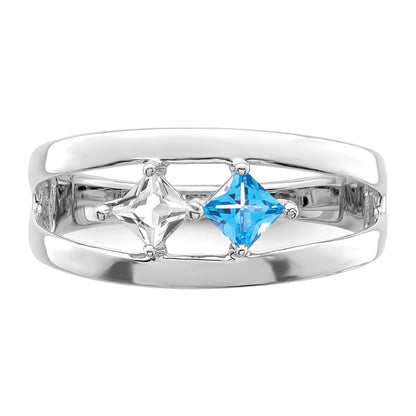14k White Gold Family Jewelry Ring Mounting