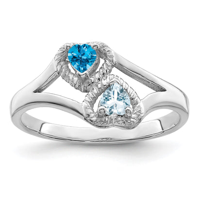 Sterling Silver Rhodium-plated Family Jewelry Mounting