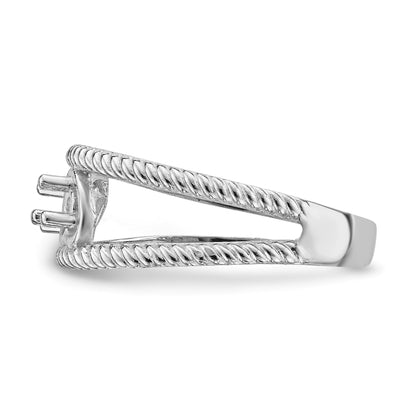 14k White Gold Family Jewelry Ring Mounting