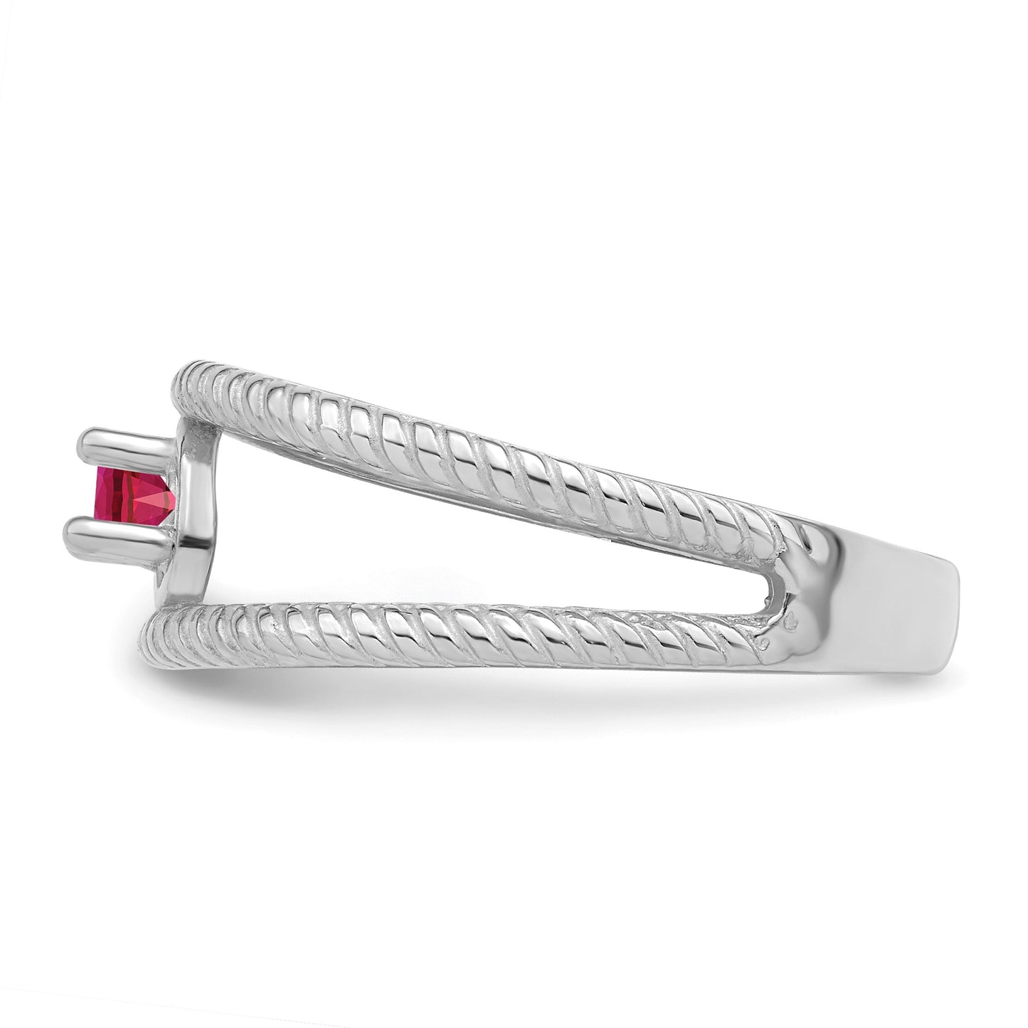 14k White Gold Family Jewelry Ring Mounting