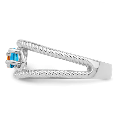 14k White Gold Family Jewelry Ring Mounting