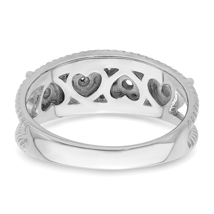 14k White Gold Family Jewelry Ring Mounting