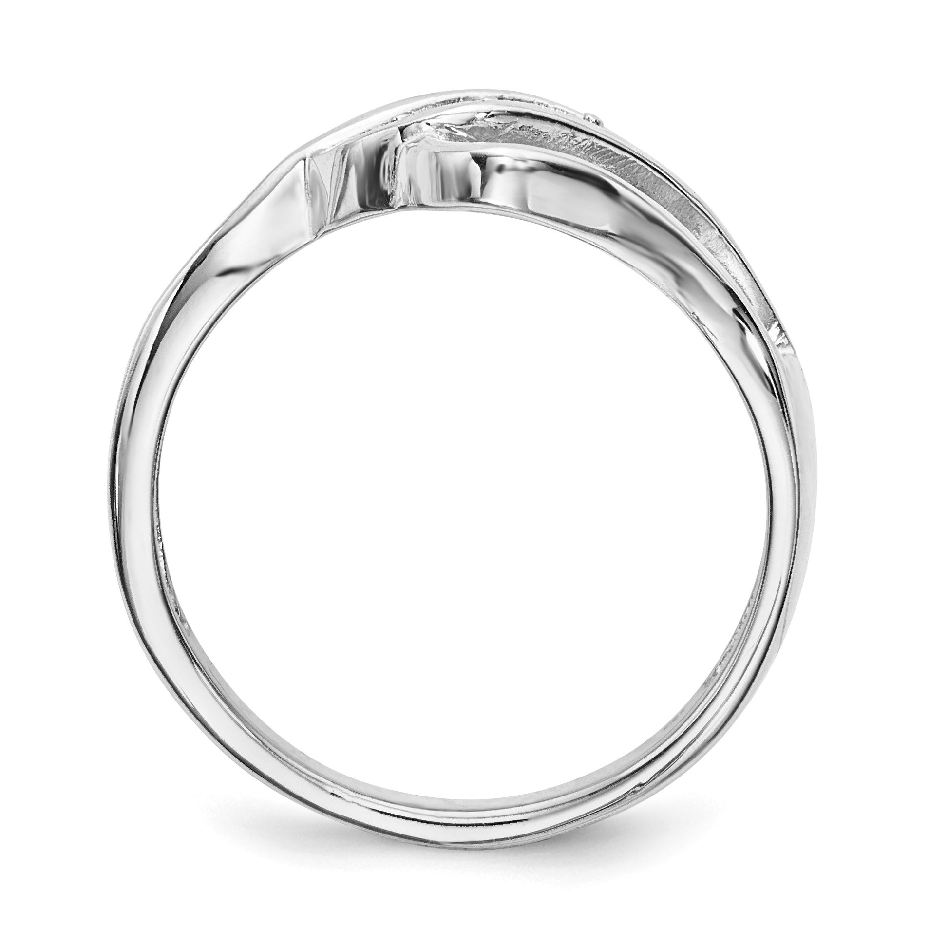 14k White Gold Family Jewelry Ring Mounting