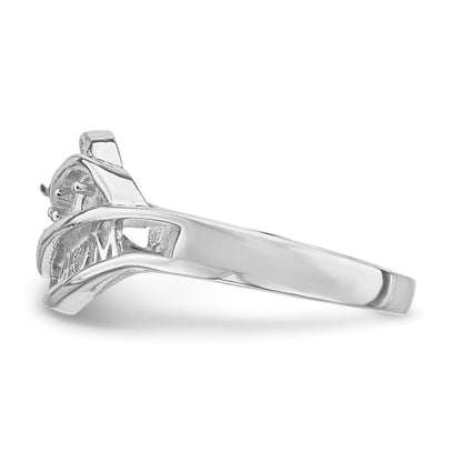14k White Gold Family Jewelry Ring Mounting