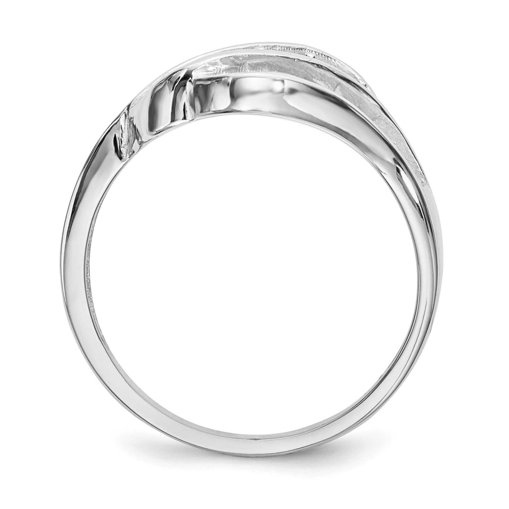 14k White Gold Family Jewelry Ring Mounting