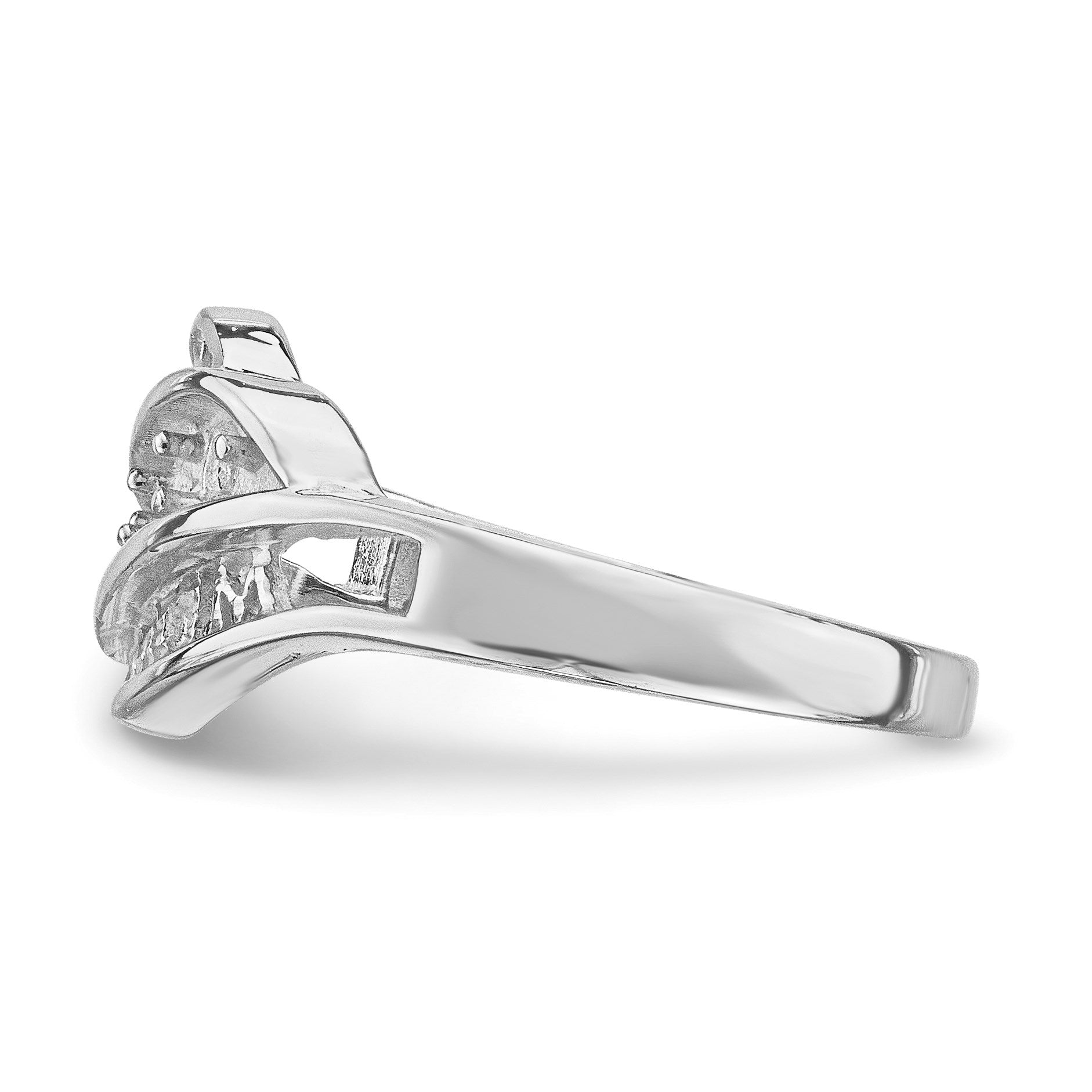 14k White Gold Family Jewelry Ring Mounting
