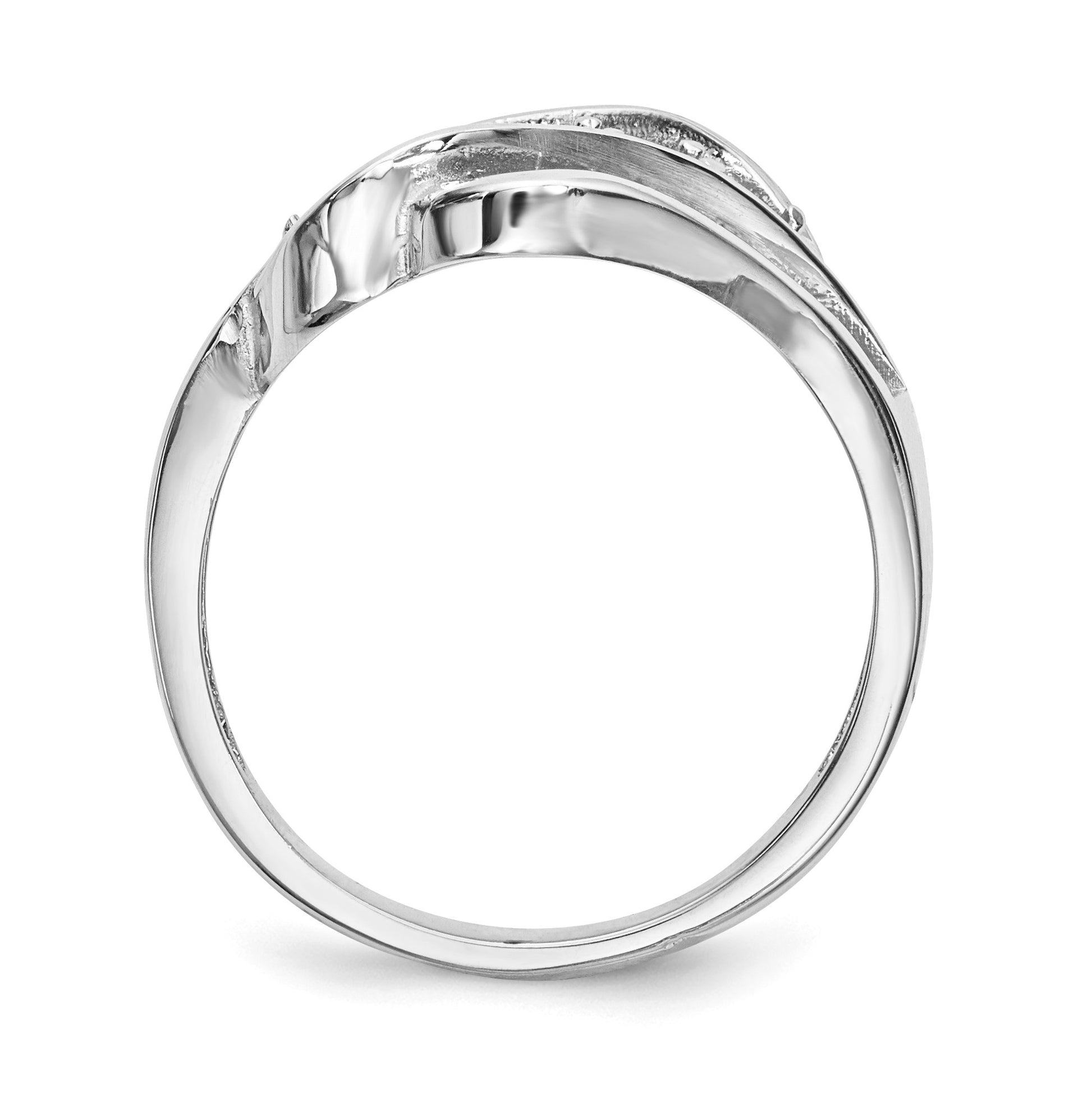 14k White Gold Family Jewelry Ring Mounting