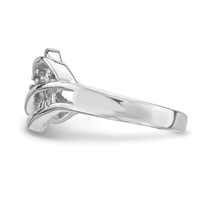 14k White Gold Family Jewelry Ring Mounting