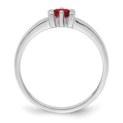 Sterling Silver Rhodium-plated Family Jewelry Mounting