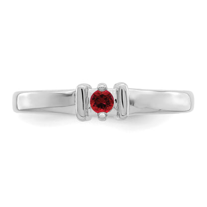Sterling Silver Rhodium-plated Family Jewelry Mounting