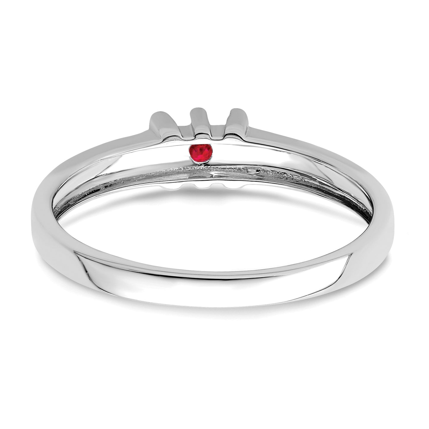 Sterling Silver Rhodium-plated Family Jewelry Mounting