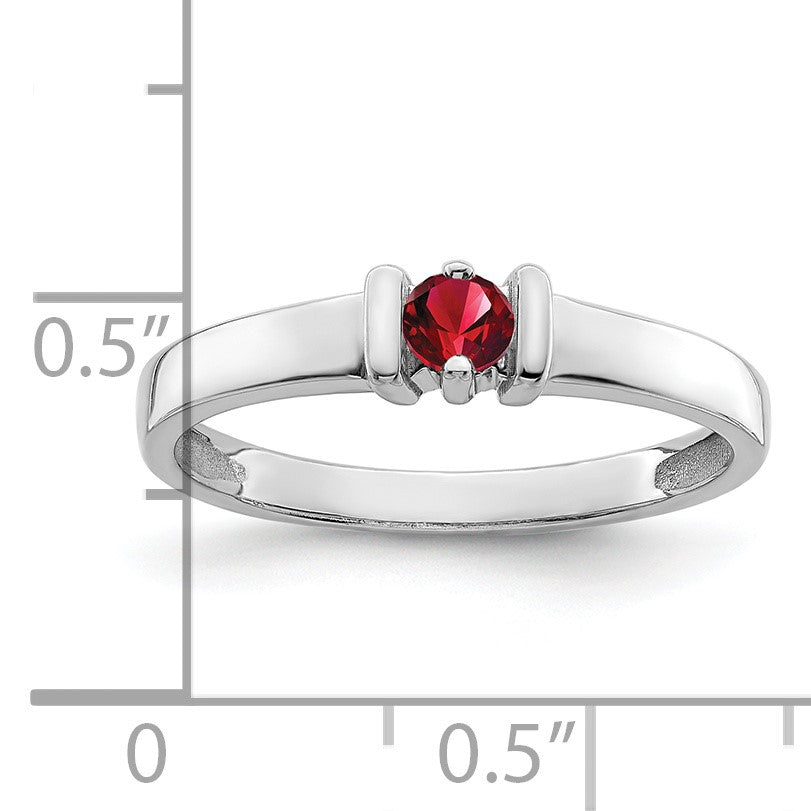 Sterling Silver Rhodium-plated Family Jewelry Mounting