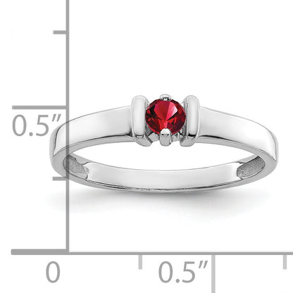 Sterling Silver Rhodium-plated Family Jewelry Mounting